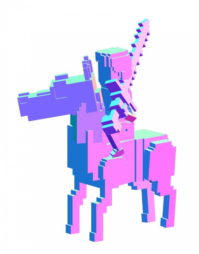 Metaverse Kondux Voxel Rider